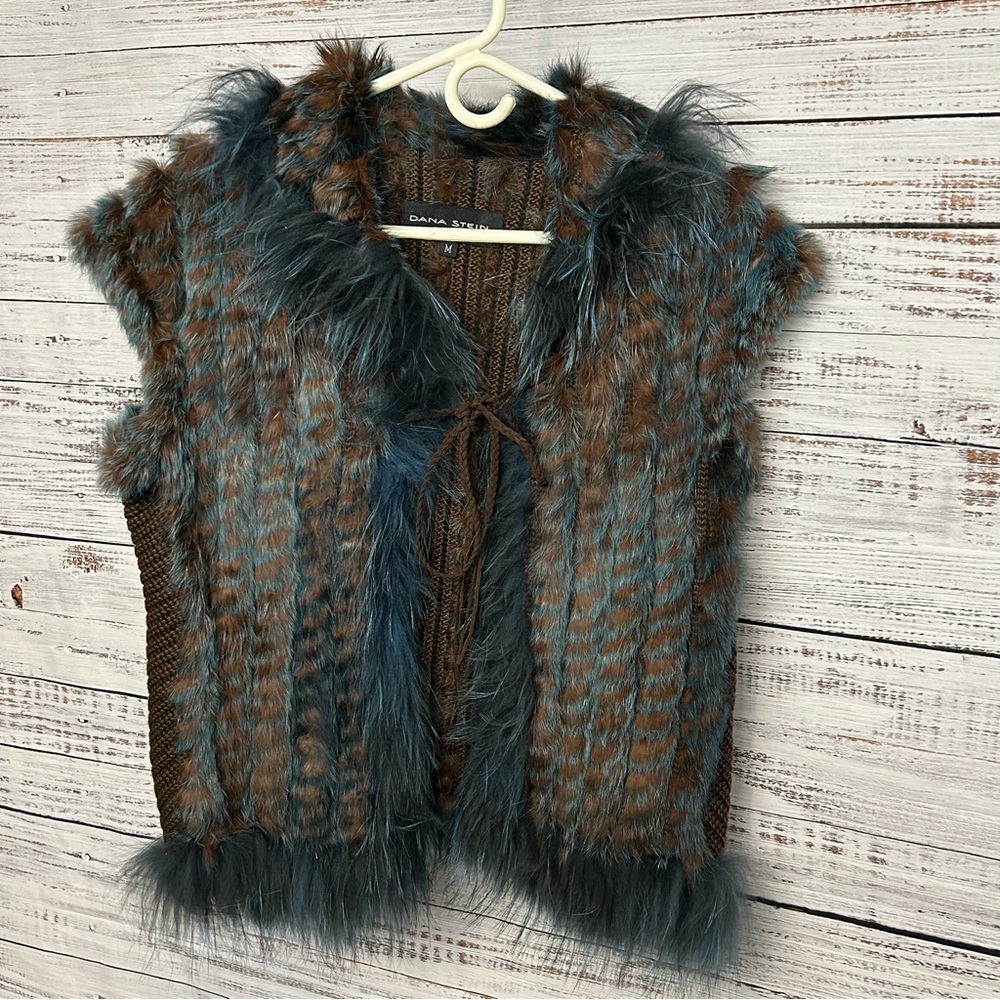 Dana Stein fur vest size M